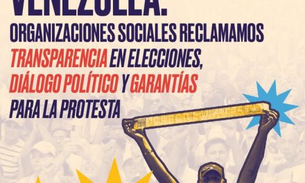 Organizaciones de derechos humanos piden a las autoridades venezolanas respetar los derechos a la protesta y a la libre expresión