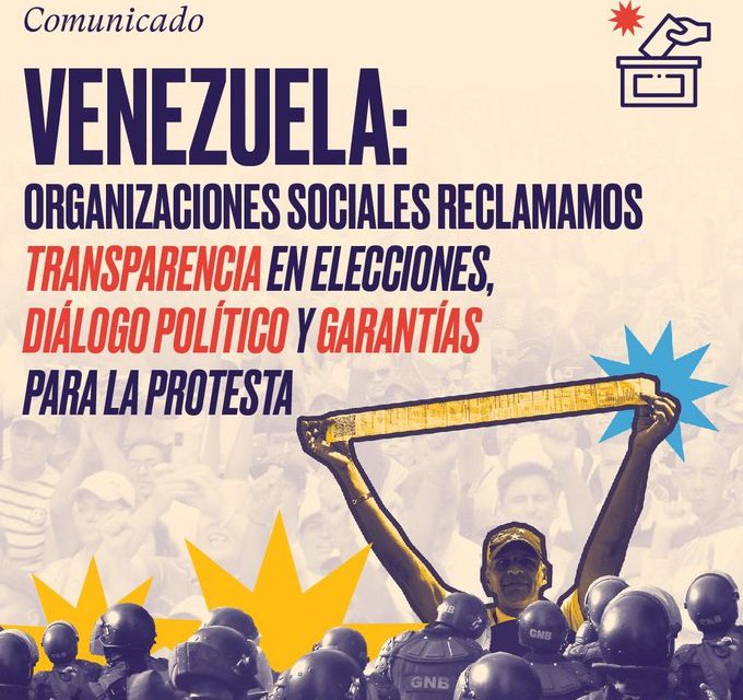 Organizaciones de derechos humanos piden a las autoridades venezolanas respetar los derechos a la protesta y a la libre expresión